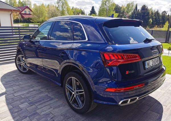 Audi SQ5 cena 166000 przebieg: 55000, rok produkcji 2018 z Legionowo małe 172